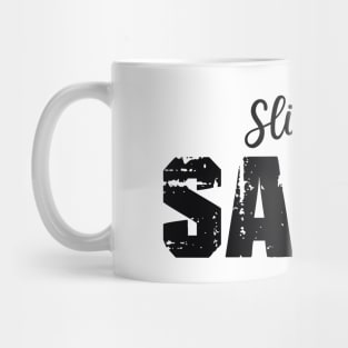 Slightly Salty Black Text Mug